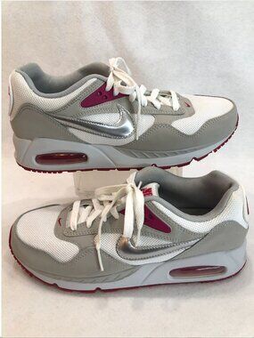 Nike Air Max Correlate White Fuchsia Grey Running Shoes Sneakers Womens Size 9